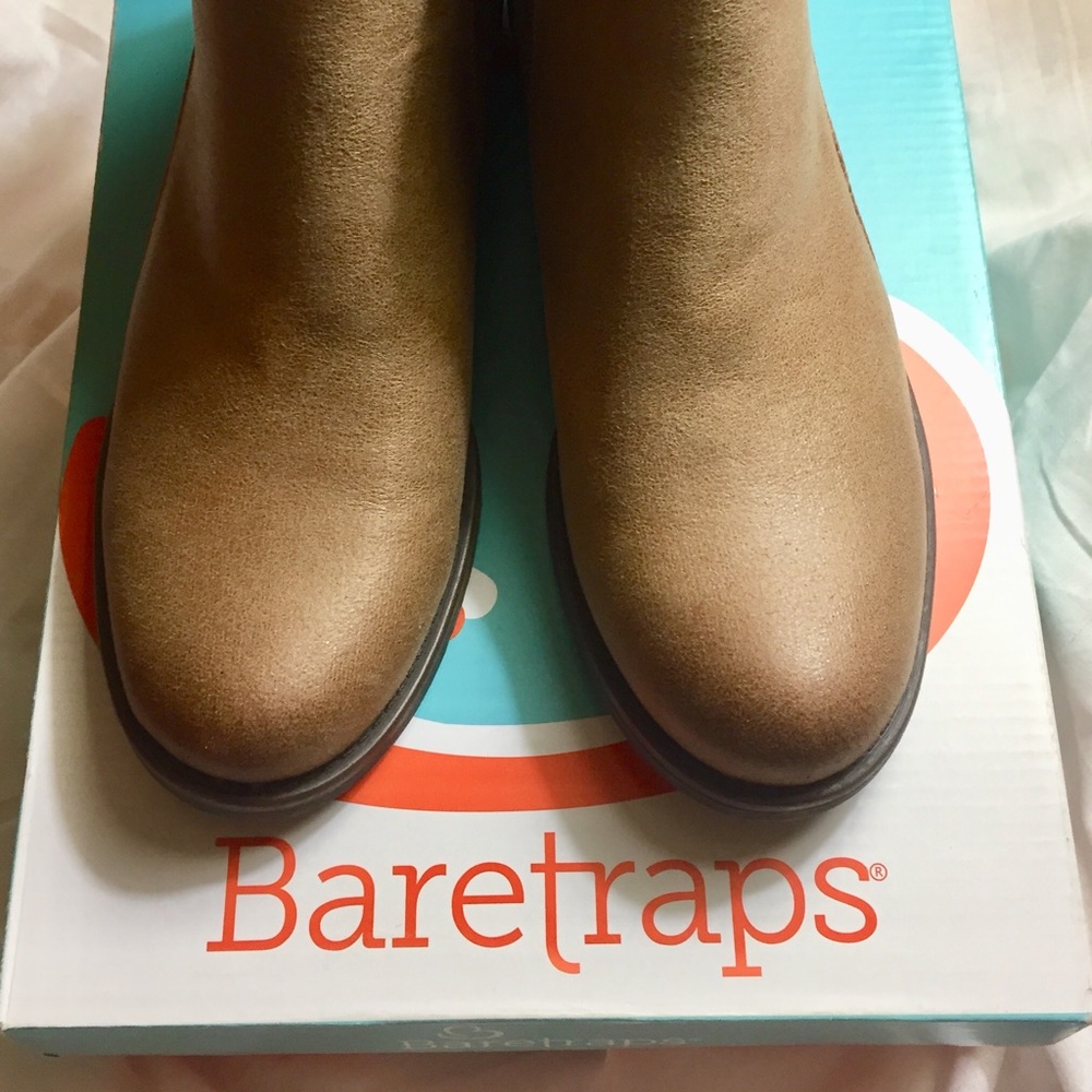 BareTraps Beige Booties Ankle Boots Sz 6.5 NWB - Picture 2 of 8